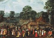 joris Hoefnagel A Fete at Bermondsey or A Marriage Feast at Bermondsey oil painting artist